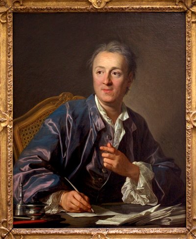 Ritratto di Denis Diderot, 1767 da Louis Michel van Loo