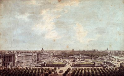 Veduta di Place Louis XV (attuale Place de la Concorde a Parigi) da Louis Nicolas de Lespinasse