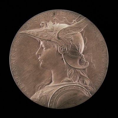 Centenario della Banca di Francia, 1800-1900 [recto], 1900 da Louis Oscar Roty