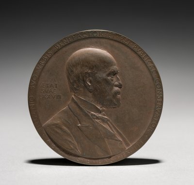 Medaglia: Abram Stevens Hewitt da Louis Oscar Roty