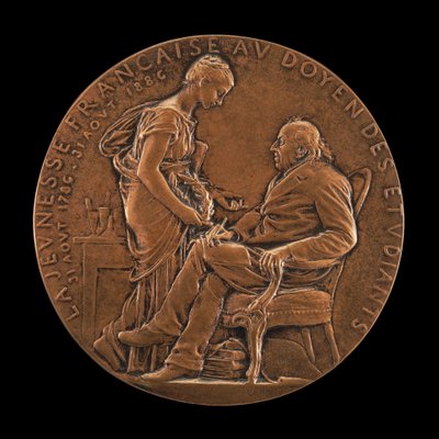 Michel-Eugène Chevreul, chimico, fisico e filosofo da Louis Oscar Roty
