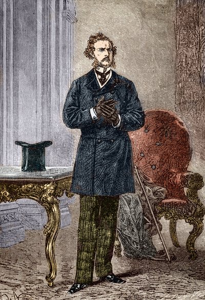 Ritratto di Phileas Fogg, personaggio de "Il giro del mondo in ottanta giorni" romanzo d