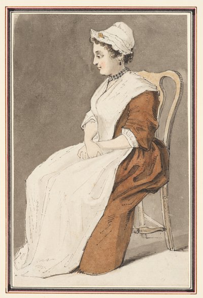 Donna seduta da Louis Philippe Boitard
