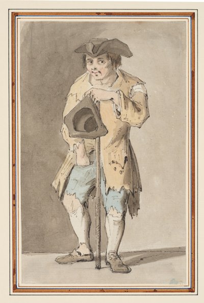 Studio di un mendicante da Louis Philippe Boitard