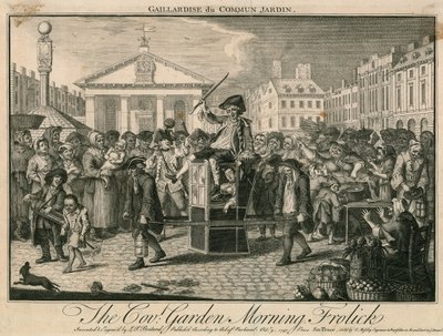 La mattinata di Covent Garden da Louis Philippe Boitard