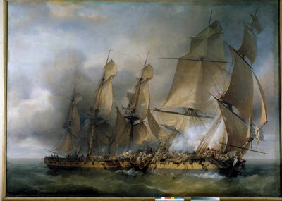 Battaglia tra la fregata francese La Bayonnaise e la fregata inglese L