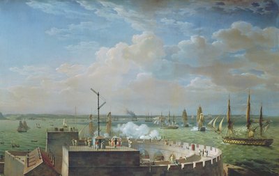 Porto di Cherbourg, 1822 da Louis Philippe Crepin