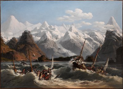 Naufragio al largo della costa dell