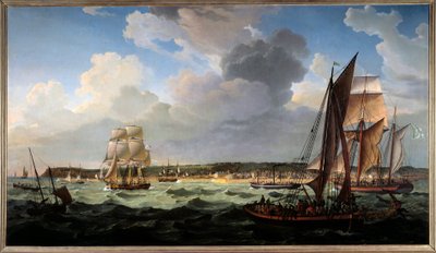 Il Havre dal mare da Louis Philippe Crepin