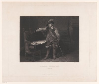 Oliver Cromwell alla bara di Carlo I, re d