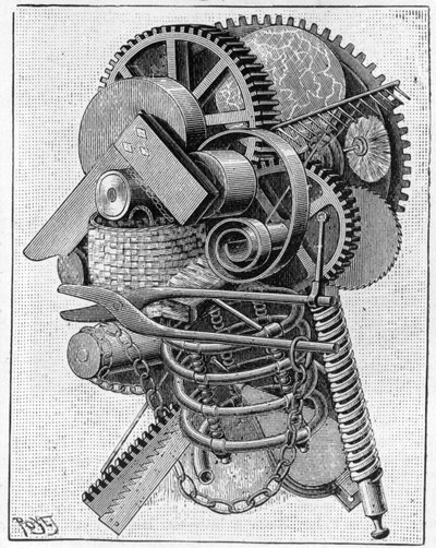 La testa di un inventore, 1893 da Louis Poyet