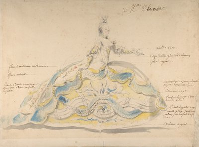 Mademoiselle Marie-Jeanne Fesch Chevallier da Louis Rene Boquet
