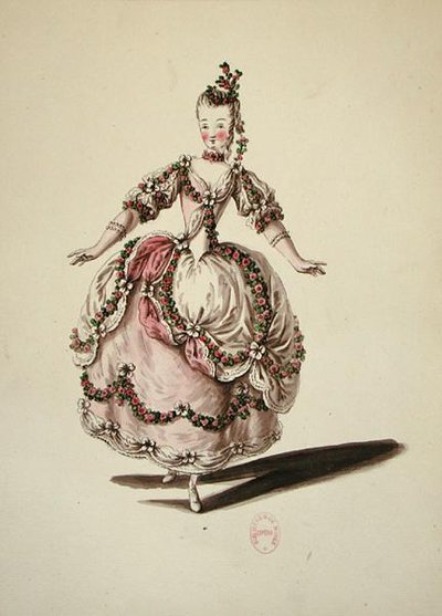 Costume da pastore per un balletto da Louis Rene Boquet