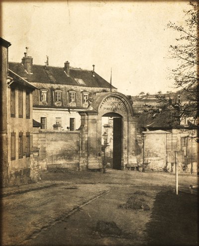 Ingresso alla fabbrica di Sèvres da Louis Rémy Robert
