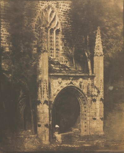 Fontana di Notre-Dame a Saint-Brieuc, Bretagna, c. 1853 da Louis Rémy Robert