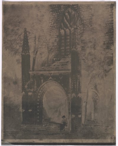 Fontana di Notre Dame a Saint-Brieuc, Bretagna da Louis Rémy Robert