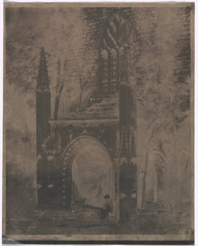 Fontana di Notre Dame a Saint-Brieuc, Bretagna, c. 1853 da Louis Rémy Robert