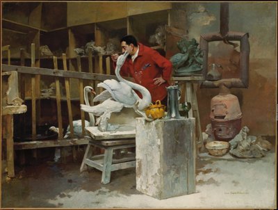 Lo scultore di animali, 1894 da Louis Robert Carrier Belleuse