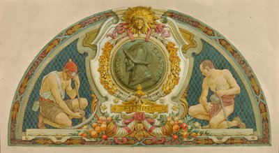 Miniere (studio per la lunetta, Old Senate Office Building) da Louis Schaettle