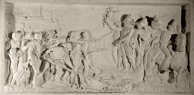 Guerra di Vandea: pacificazione della Vandea da parte del Generale Lazare Hoche nel 1796. Bassorilievo in marmo scolpito da Simon Louis Boizot. 1800. Versailles, museo del castello da Louis Simon Boizot