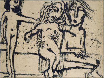 Vittime del manicomio da Louis Soutter