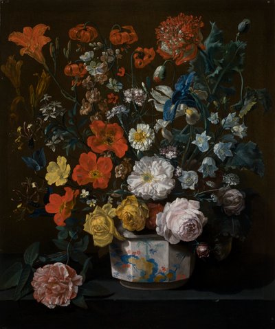 Fiori in un vaso di Chantilly da Louis Tessier