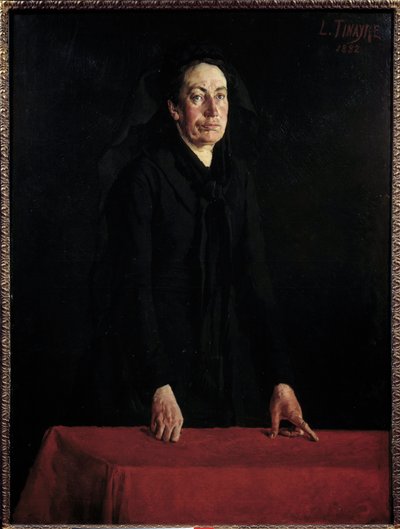 Comune di Parigi: Ritratto di Louise Michel al podio da Louis Tinayre