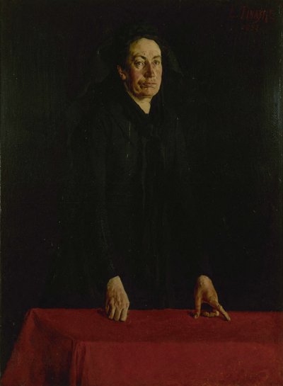 Ritratto di Louise Michel 1830-1905, 1882 da Louis Tinayre