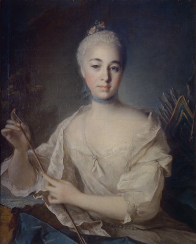 Ritratto della contessa Anna Vorontsova 1743-1769, ca 1758 da Louis Tocqué