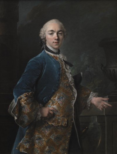 Ritratto di Frederik Christian Krag (1726-1763) da Louis Tocqué