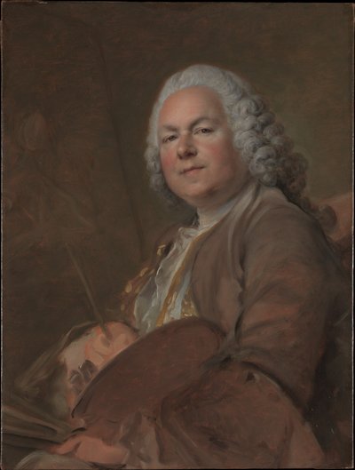 Ritratto di Jean-Marc Nattier da Louis Tocqué