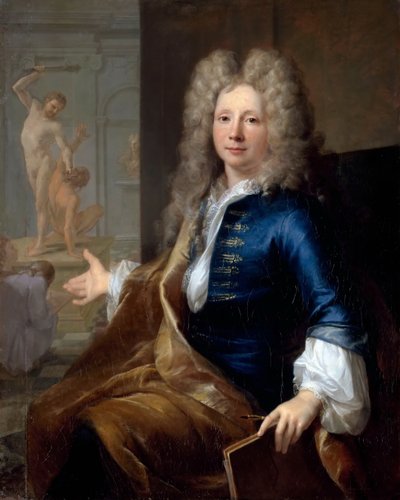Ritratto di Louis Boullogne il Giovane 1654-1733 da Louis Tocqué