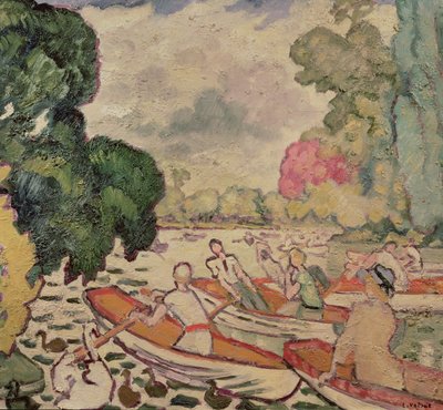 Barche nel Bois de Boulogne da Louis Valtat