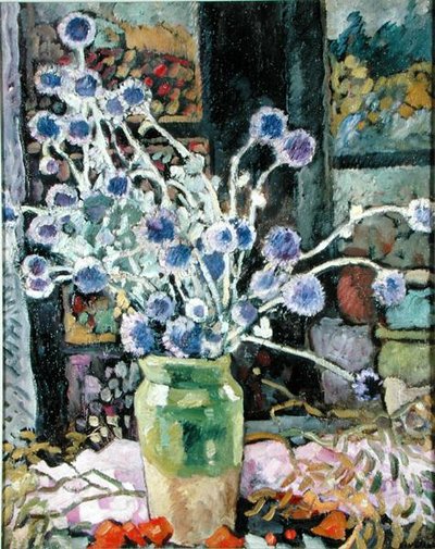 Bouquet di fiori alla finestra da Louis Valtat