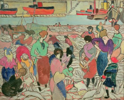 Acquisto di Pesce a Boulogne da Louis Valtat