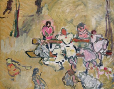 Bambini che Giocano in Rue Caulaincourt, c.1907-14 da Louis Valtat