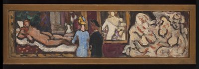 Studi dalla Venere di Urbino e Flora di Tiziano, realizzati durante la mostra "Arte Italiana" al Petit Palais, primavera-estate 1935 da Louis Valtat