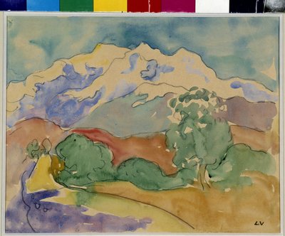 La montagna Sainte Victoire da Louis Valtat