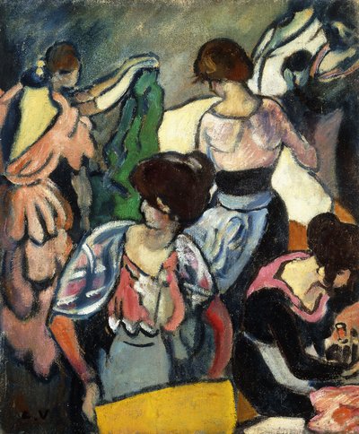 Il Salone di Cucito da Louis Valtat