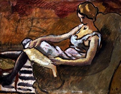 Il pensatore, c.1916 da Louis Valtat