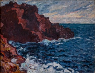 Rocce violette (Marea del mare) da Louis Valtat