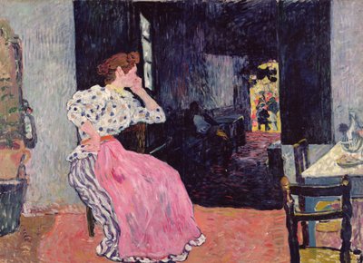 Donna al cabaret da Louis Valtat