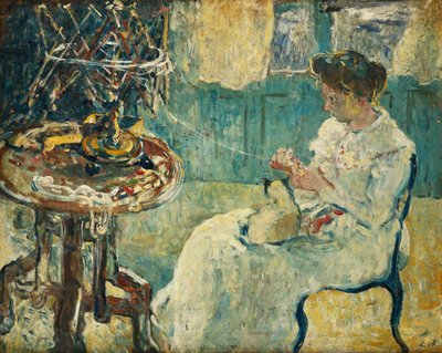 Donna con rocchetto da Louis Valtat