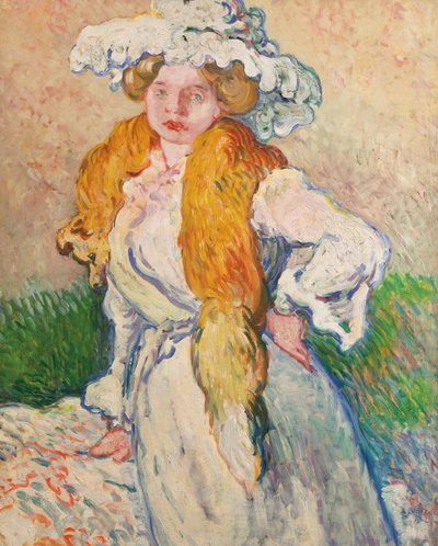 Donna con volpe da Louis Valtat
