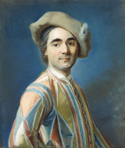 Ritratto di un attore come Arlecchino da Louis Vigee