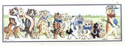 Una gita scolastica da Louis Wain