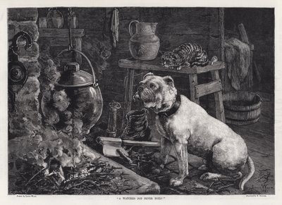 "Una pentola sorvegliata non bolle mai!" da Louis Wain