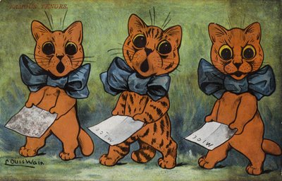 Famosi tenori da Louis Wain