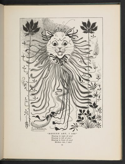 Sono arte moderna, da p.45, Louis Wain Annual da Louis Wain