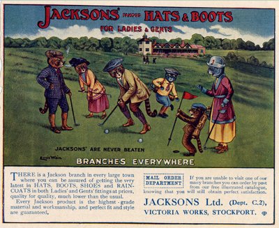 Jacksons Hats & Boots da Louis Wain